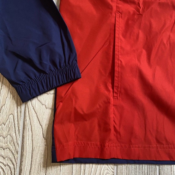 NHL Columbus Blue Jackets 1/4 Zip Pullover Windbreaker Mens M Pockets New - Picture 3 of 10